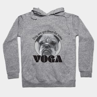 Dog, are you down for some yoga Hoodie